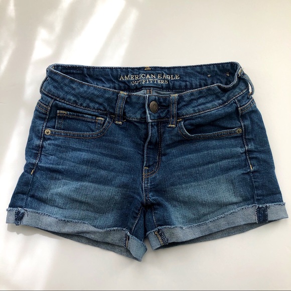 AE Stretch Denim Midi Short - Picture 1 of 2